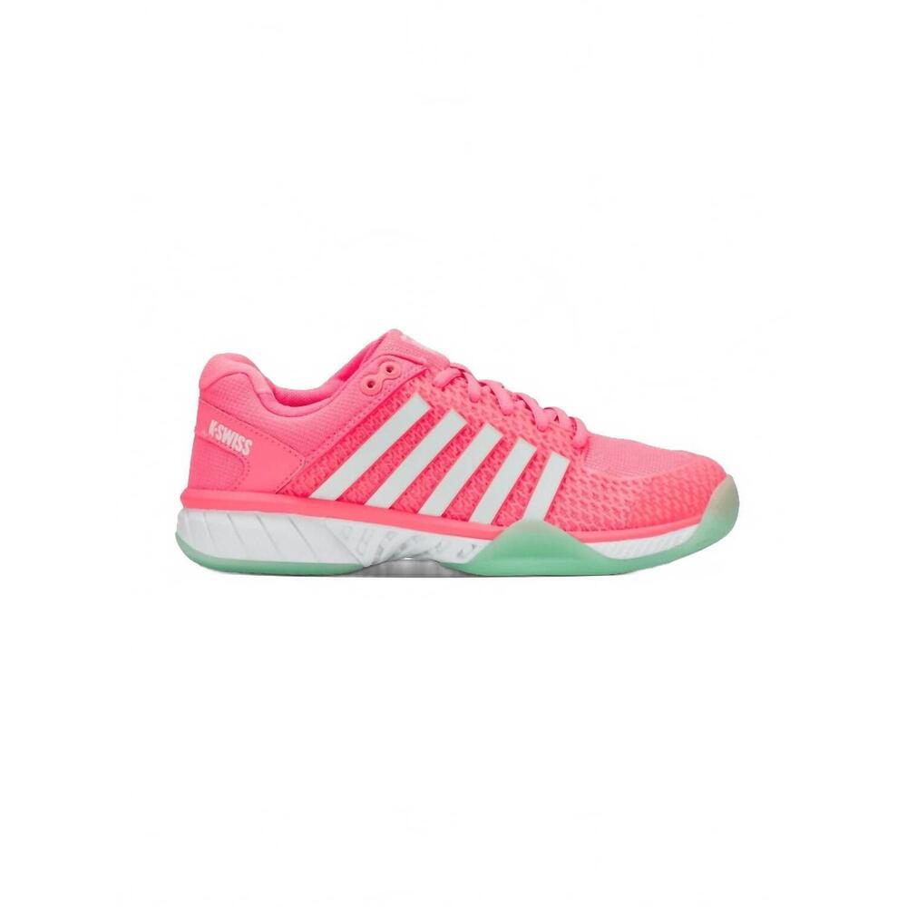 NEW K-SWISS women's express light pickleball shoes in magnet/neonpink